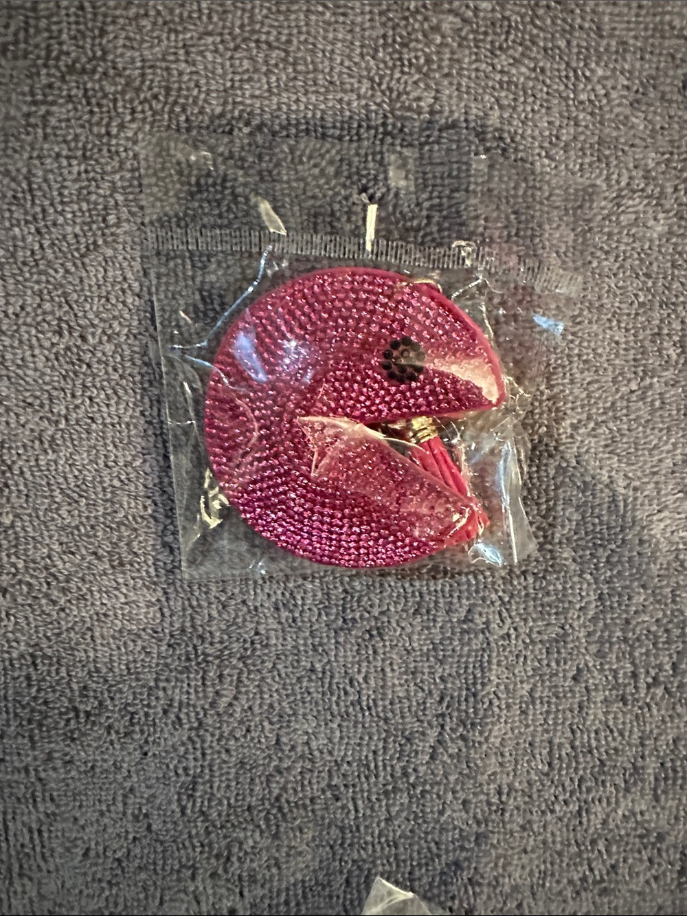 Pink Pac-Man Crystal Enamel Brooch - Women Jewelry